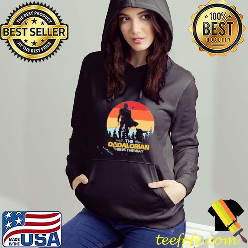 The papalorian this is the way father's day Star wars retro s Hoodie The papalorian this is the way father's day Star wars retro s Hoodie