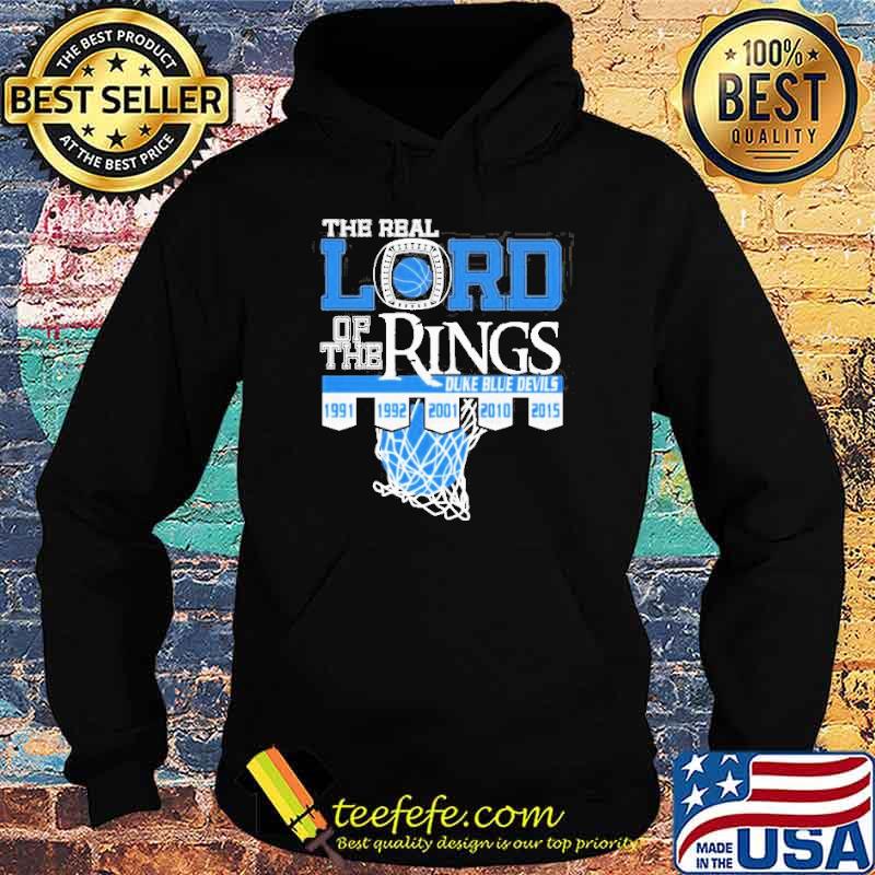 The real lord of the rings duke blue devil basketball 1991 1992 2001 2010 2015 shirt The real lord of the rings duke blue devil basketball 1991 1992 2001 2010 2015 shirt