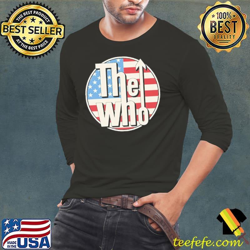 The Who America Flag Shirt Long Sleeve Tee The Who America Flag Shirt Long Sleeve Tee