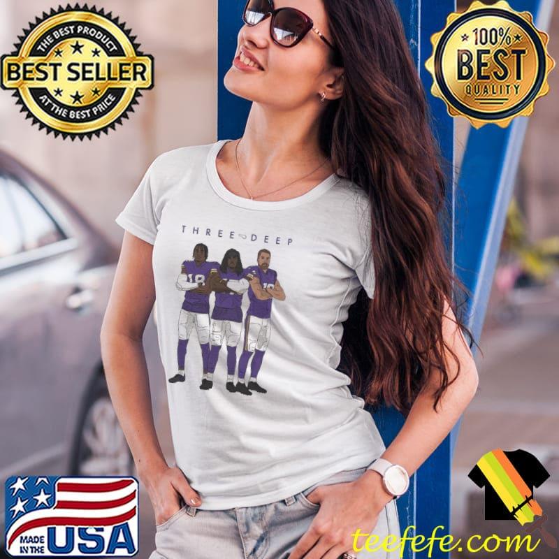 sale wholesaler Minnesota Vikings Three T-Shirt tees for Minnesota Sophiv 