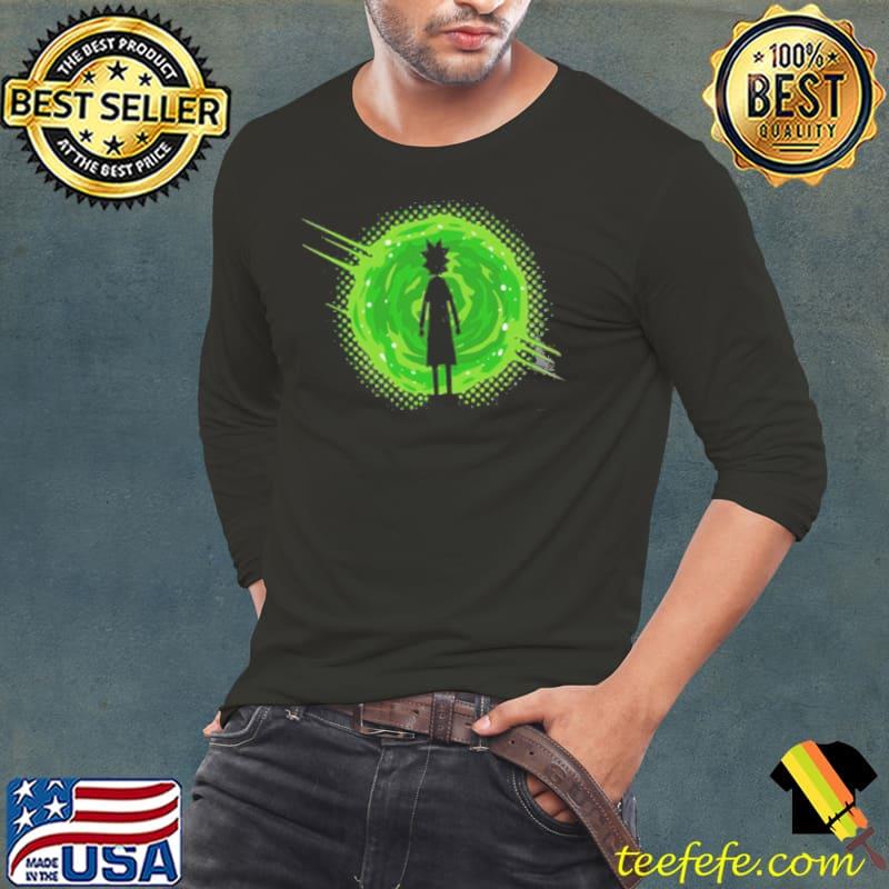 Through the portal rick s Long Sleeve Tee Through the portal rick s Long Sleeve Tee