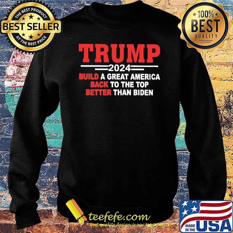 Trump 2024 Build Back Better Shirt Sweater Trump 2024 Build Back Better Shirt Sweater