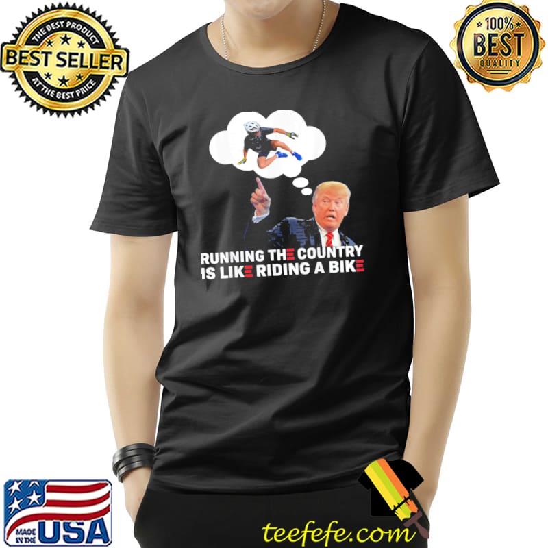 Trump has responded to the Biden bike running Joe Biden shirt
