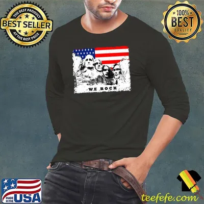Usa flag mount rushmore shirt