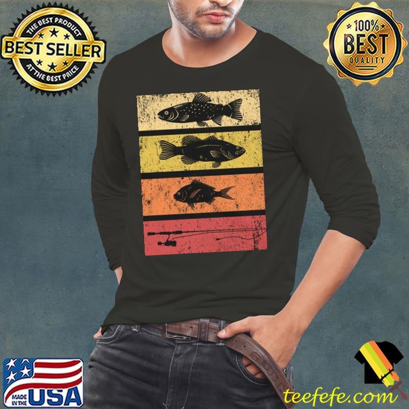 Various fish for fishing rod reel angler s Long Sleeve Tee Various fish for fishing rod reel angler s Long Sleeve Tee