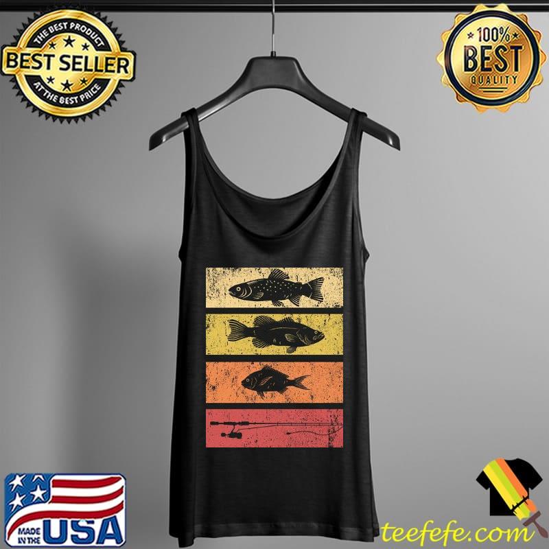 Various fish for fishing rod reel angler s Tank Top Various fish for fishing rod reel angler s Tank Top