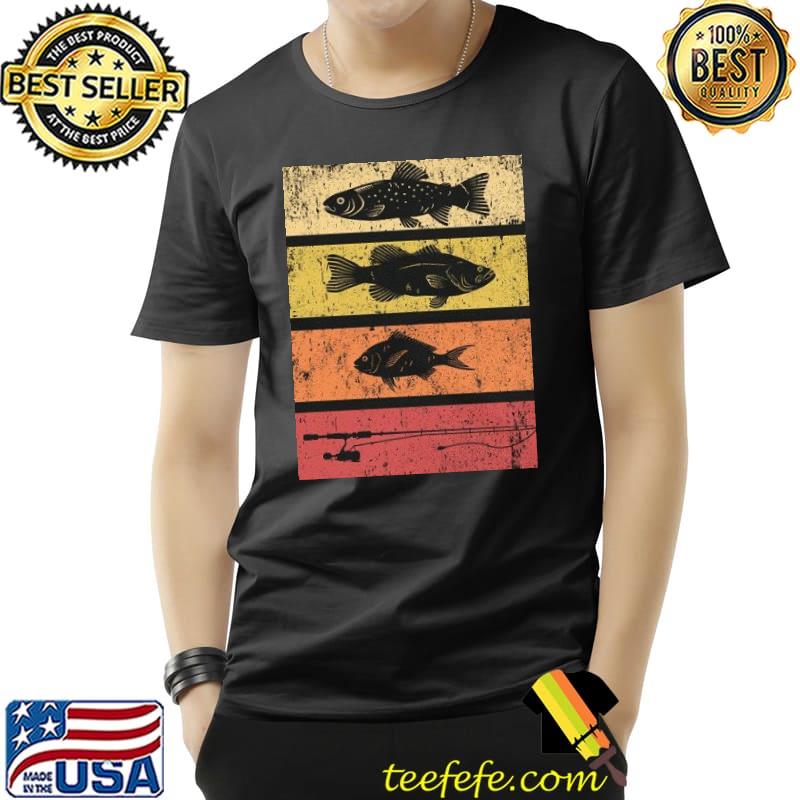 Various fish for fishing rod reel angler shirt Various fish for fishing rod reel angler shirt