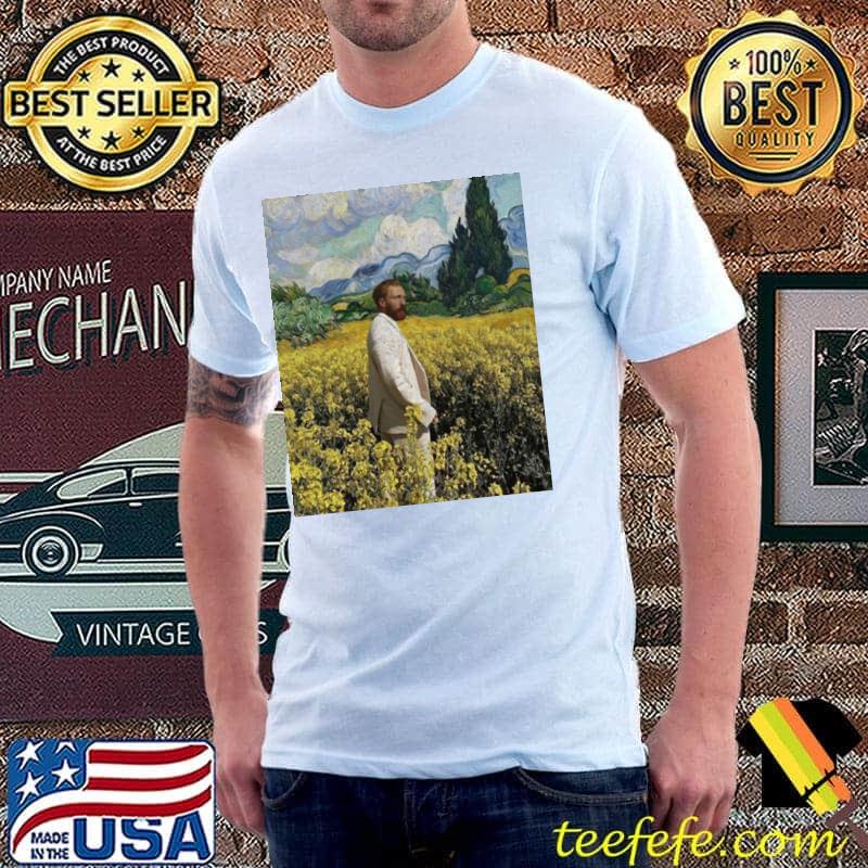 Vincent van gogh in a field of flowers s Unisex Vincent van gogh in a field of flowers s Unisex