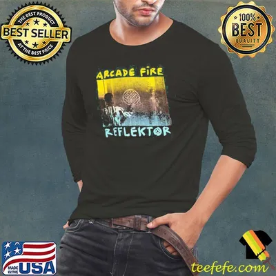Vintage art arcade fire reflektor band shirt