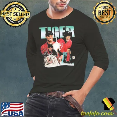 Vintage art tiger woods shirt
