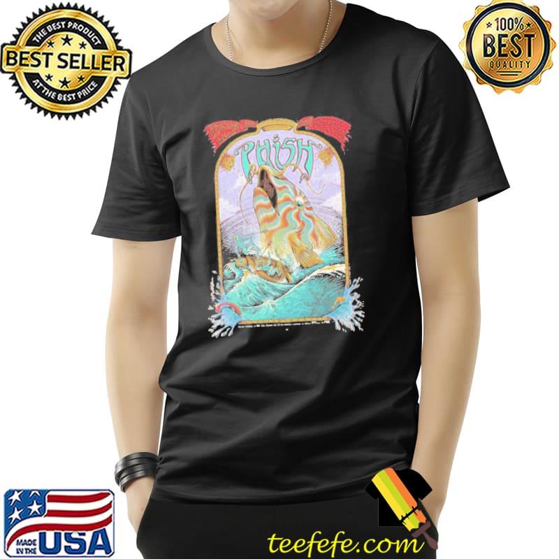 Vintage art whale phish banf shirt Vintage art whale phish banf shirt