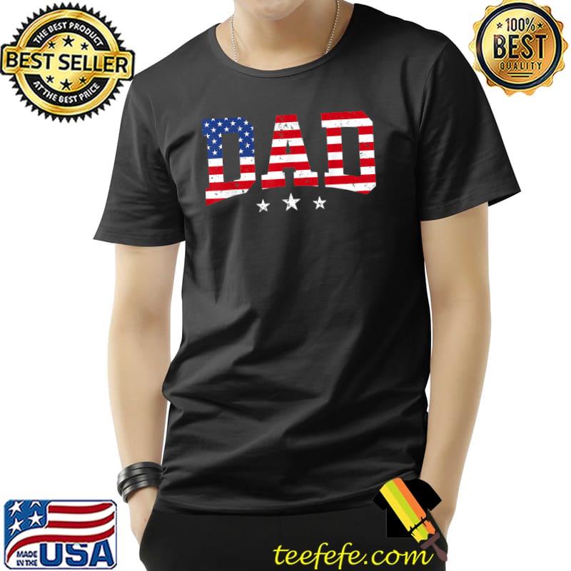 Vintage Dad Father's Day American Flag USA Dad 4th Of July T-Shirt Unisex Vintage Dad Father's Day American Flag USA Dad 4th Of July T-Shirt Unisex