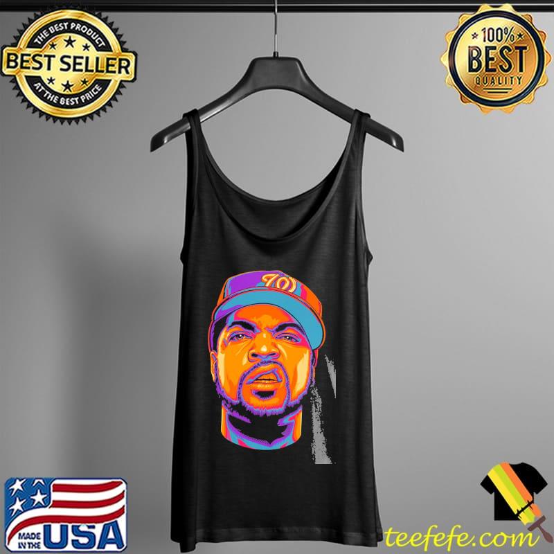Vintage ice cube bootleg rap 90s illustration design retro s Tank Top Vintage ice cube bootleg rap 90s illustration design retro s Tank Top