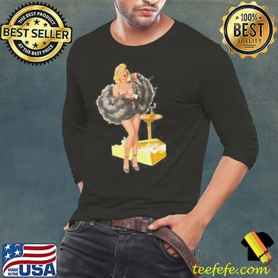 Vintage pinup girl clipart black freathers shirt