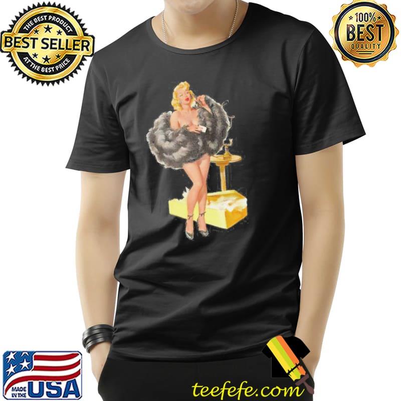 Vintage pinup girl clipart black freathers s Unisex Vintage pinup girl clipart black freathers s Unisex