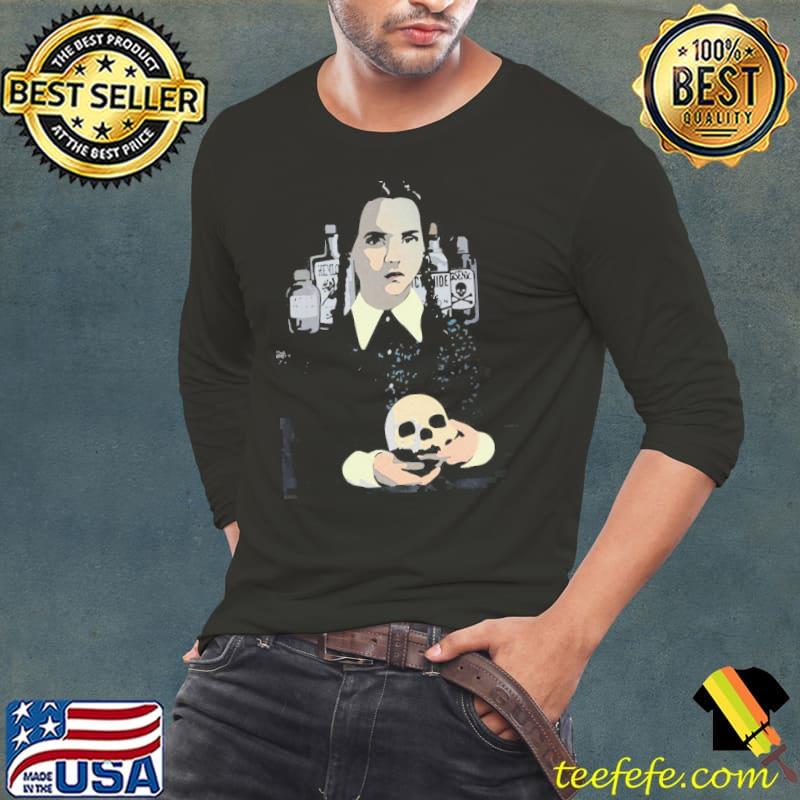 Vintage skull and wednesday addams shirt