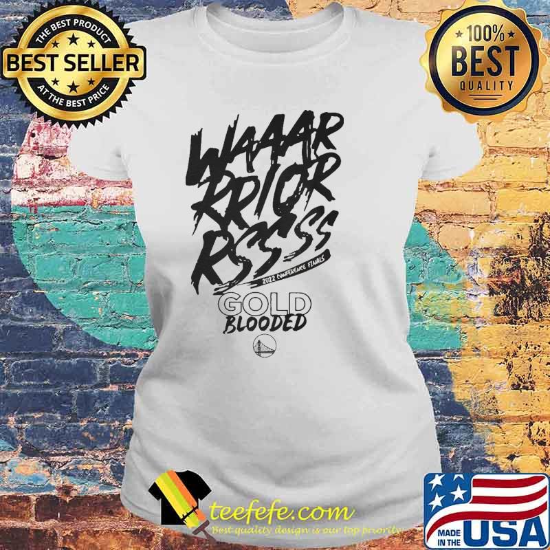 Warriors Gold Blood Shirt Laides tee Warriors Gold Blood Shirt Laides tee
