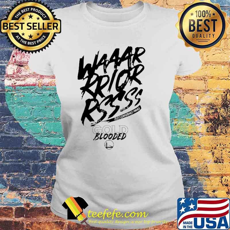 Warriors Gold Blooded Shirt Laides tee Warriors Gold Blooded Shirt Laides tee