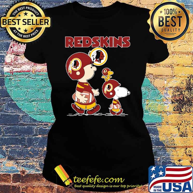Washington Redskins let's play Football together Snoopy NFL s Ladies tee Washington Redskins let's play Football together Snoopy NFL s Ladies tee