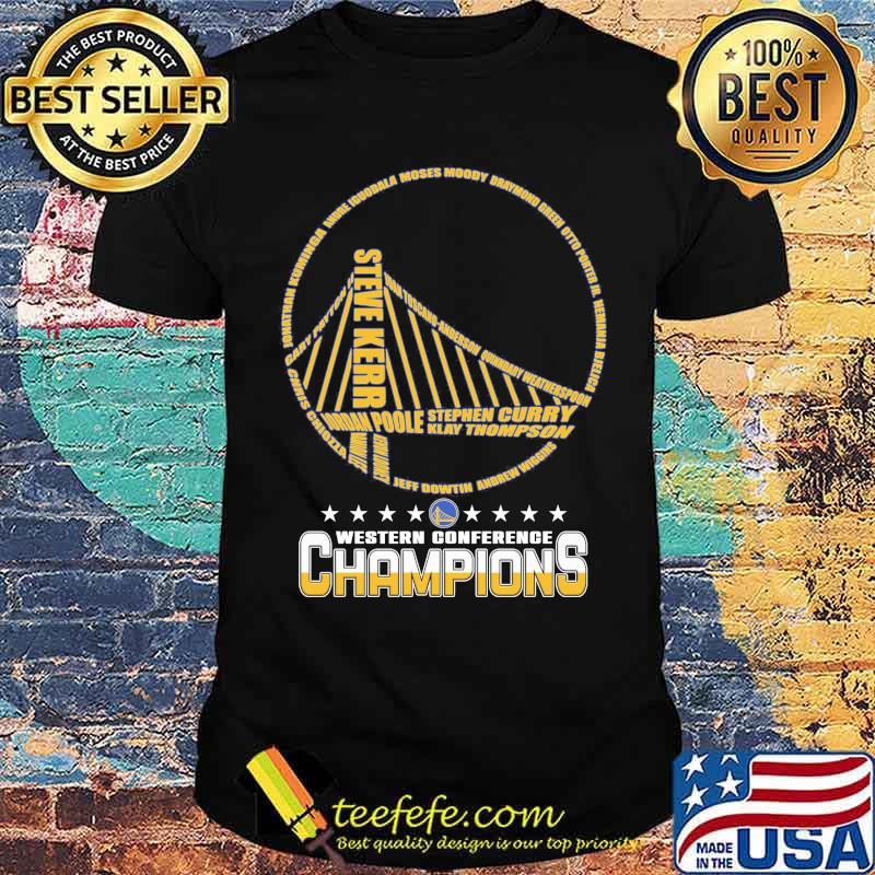 Western Conference Champions Golden State Warriors Steve Kerr Shirt