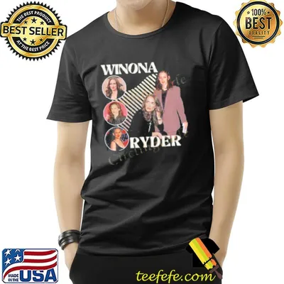 Winona ryder vintage design shirt