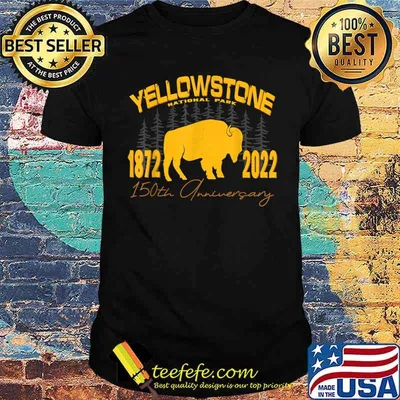 Yellowstone National Park 150th Anniversary Memorabilia T-Shirt
