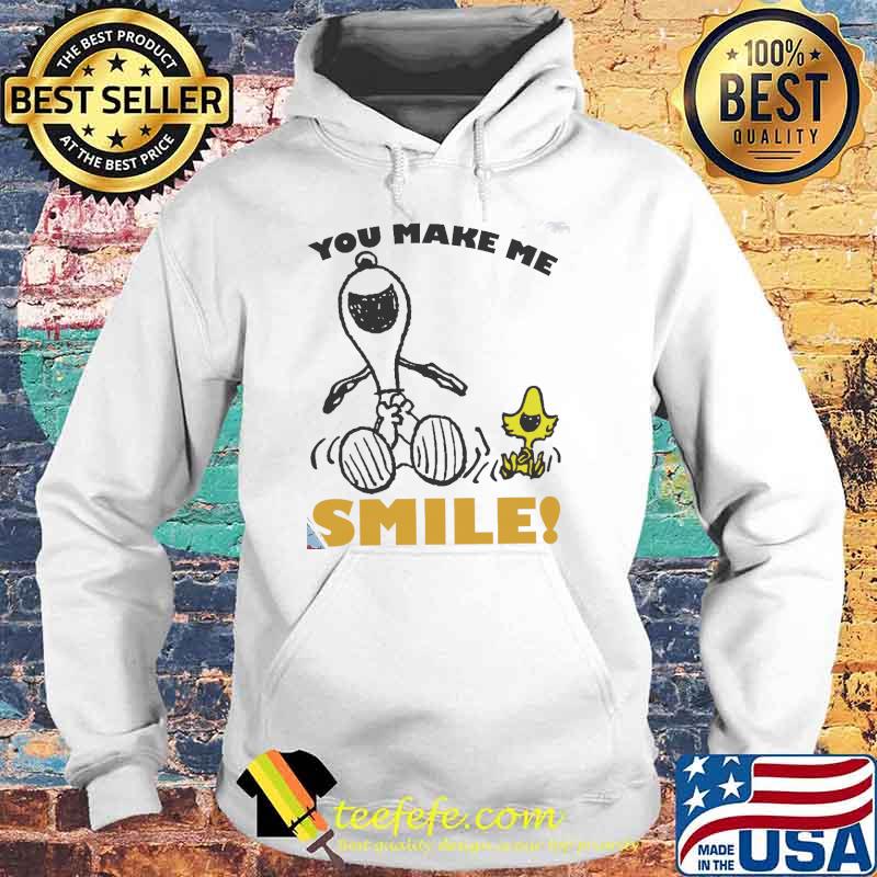 You make me smile snoopy woodstock s Hoodie You make me smile snoopy woodstock s Hoodie