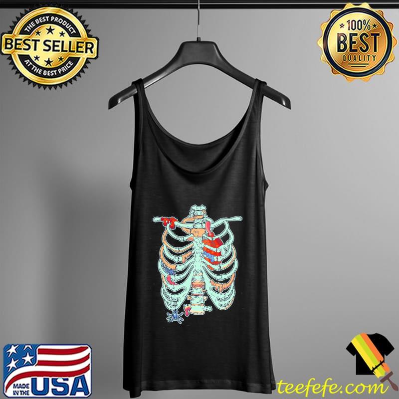 Zombie rib cage youth all hallows' eve spooky funny halloween s Tank Top Zombie rib cage youth all hallows' eve spooky funny halloween s Tank Top
