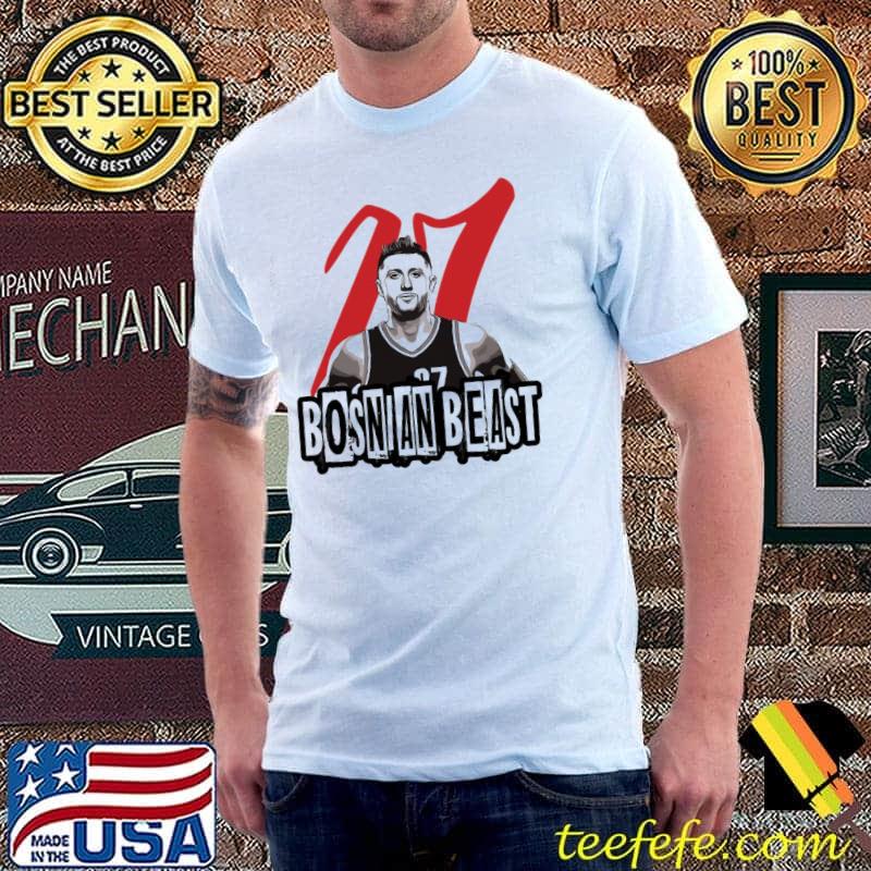 27 bosnian beast basketball shirt