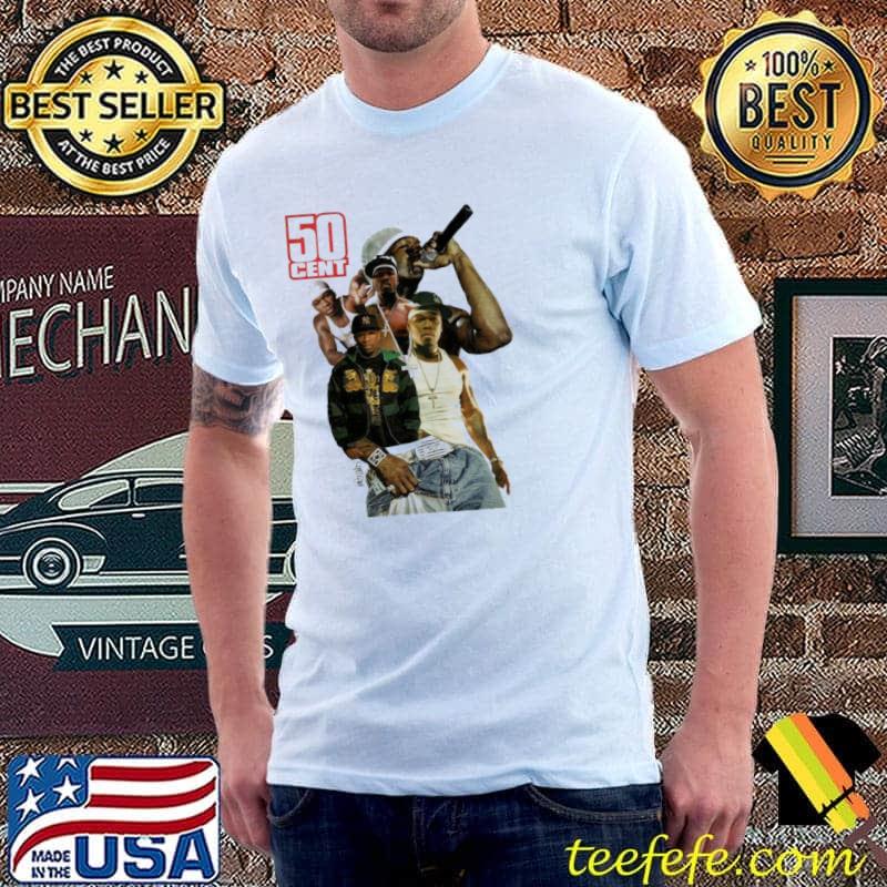 Album cover 50 cent rapper vintage art shirt
