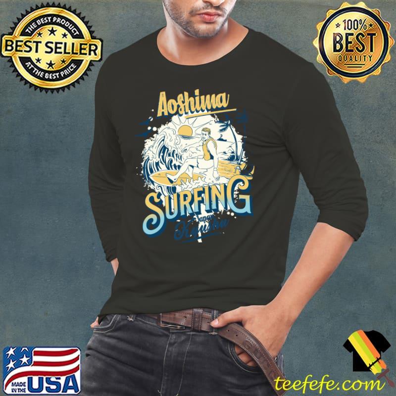 Aoshima beach Kyushu Japan surfing destination T-Shirt Long Sleeve Tee Aoshima beach Kyushu Japan surfing destination T-Shirt Long Sleeve Tee