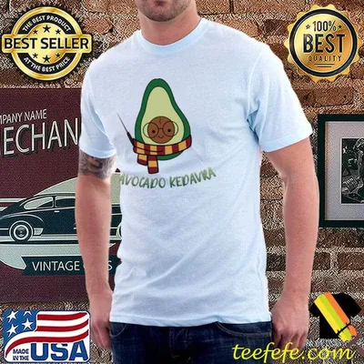 Avocado kedavra Harry Potter style shirt