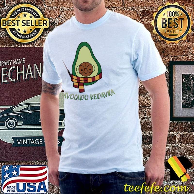 Avocado kedavra Harry Potter style shirt