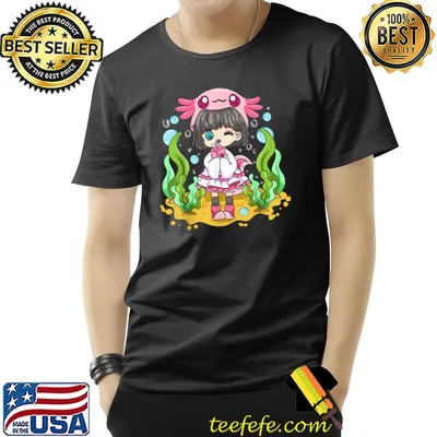Axolotl and strawberry milk T-Shirt
