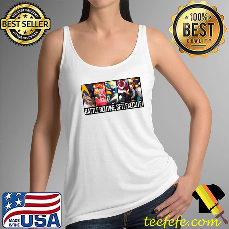 Battle routine set execute mega T-Shirt Tank Top Battle routine set execute mega T-Shirt Tank Top