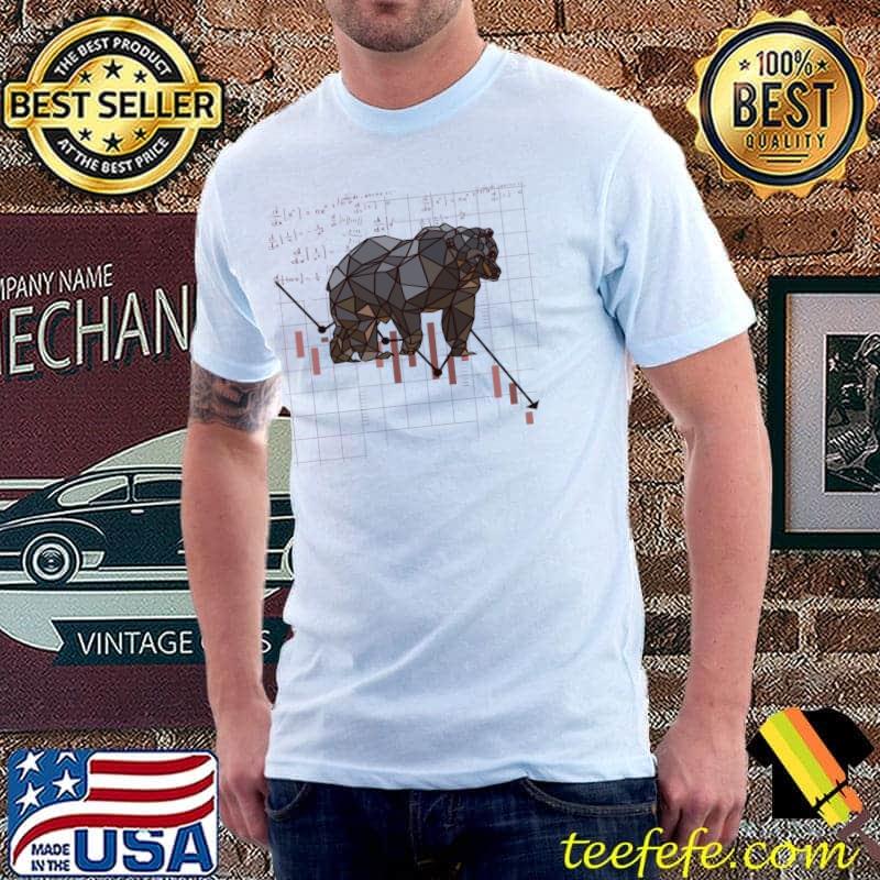 Bear in polygonal T-Shirt