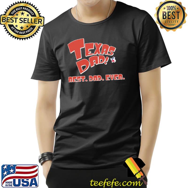 Best dad ever custom his state personalized father's day gifts for dads grandpas shirt
