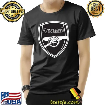 Black and white arsenal fc T-Shirt