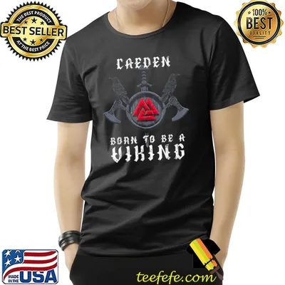 Caeden Born To Be A Viking T-Shirt