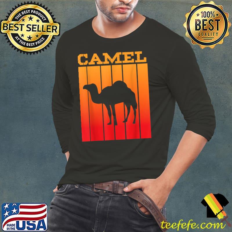 Camel shadow silhouette at Sunset T-Shirt Long Sleeve Tee Camel shadow silhouette at Sunset T-Shirt Long Sleeve Tee