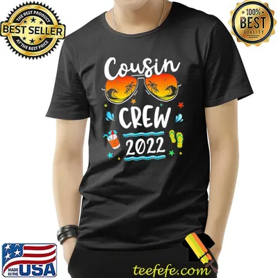 Camping picnic cousin crew 2022 summer vacation sunglasses shirt