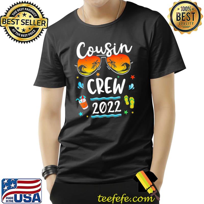 Camping picnic cousin crew 2022 summer vacation sunglasses shirt