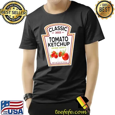 Classic Est 2022 Tomato Ketchup Unique Variety Costume Condiments Group Halloween T-Shirt