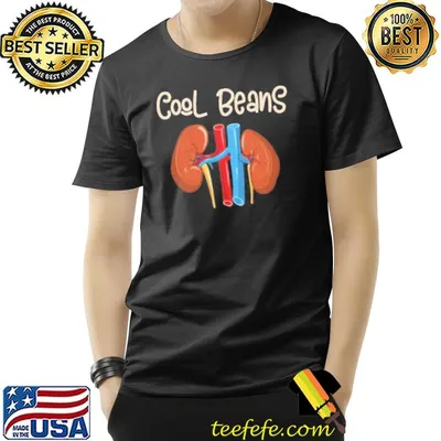 Cool beans funny kidneys slang nephrology bean day shortsleeve shirt