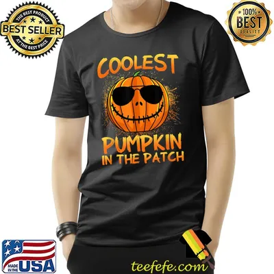 Coolest Pumpkin In The Patch Halloween T-Shirt