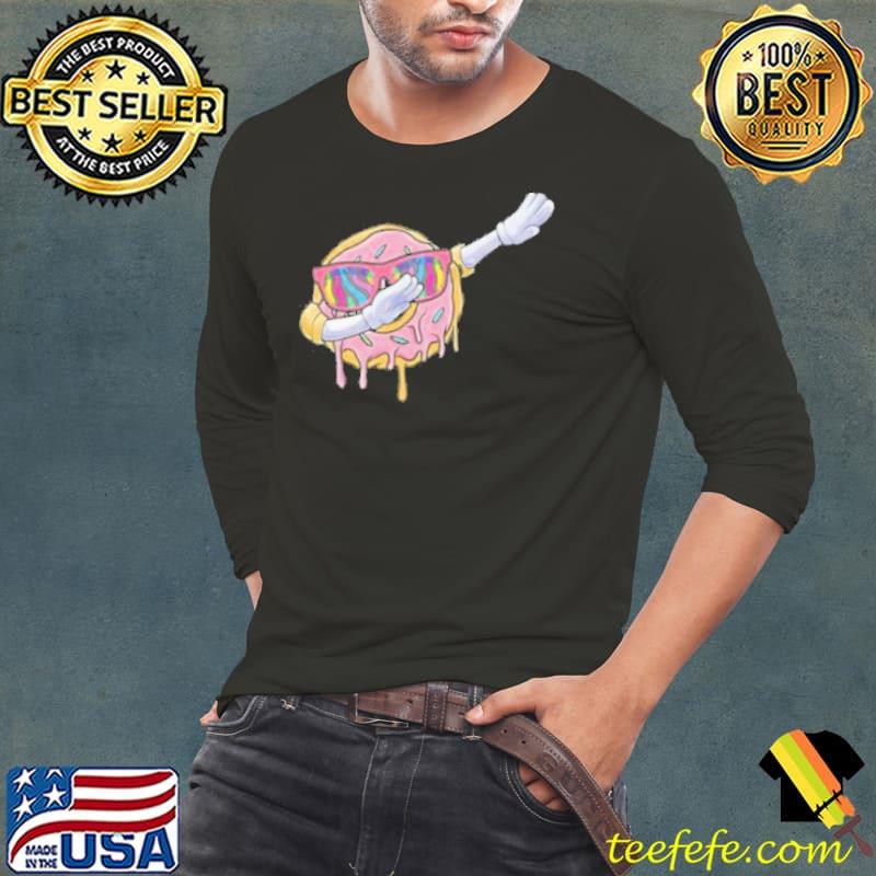 Cute dabbing donut crew chocolate sprinkles funny s Long Sleeve Tee Cute dabbing donut crew chocolate sprinkles funny s Long Sleeve Tee