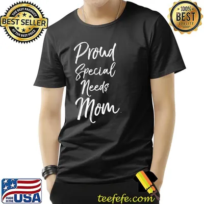 Cute special needs mother gift quote proud special needs mom pullover shirt