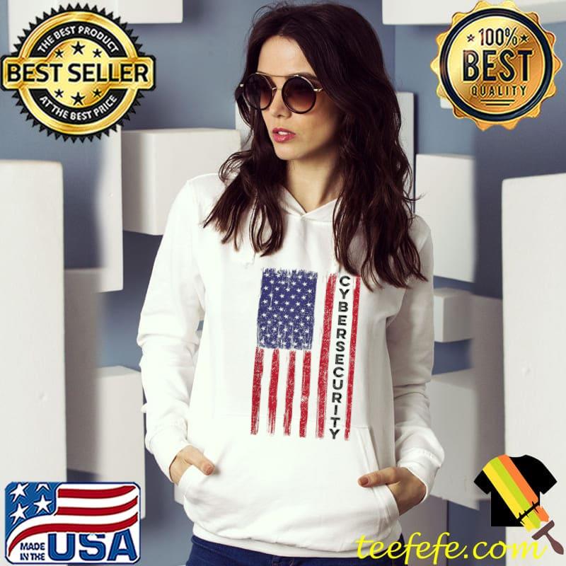 Cybersecurity US Flag T-Shirt Hoodie Cybersecurity US Flag T-Shirt Hoodie
