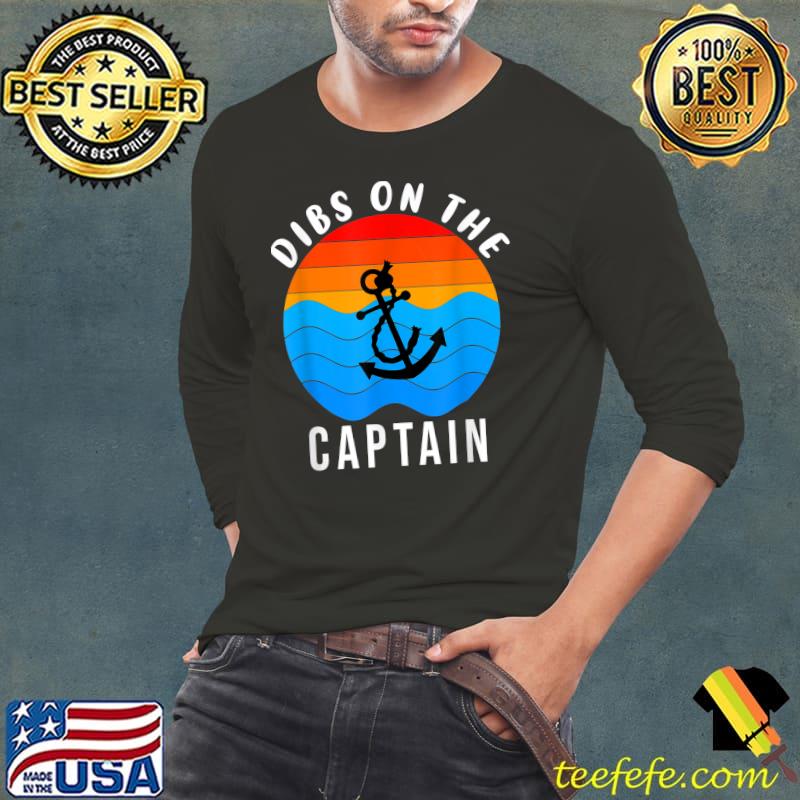 Dibs on The Captain Vintage T-Shirt Long Sleeve Tee Dibs on The Captain Vintage T-Shirt Long Sleeve Tee