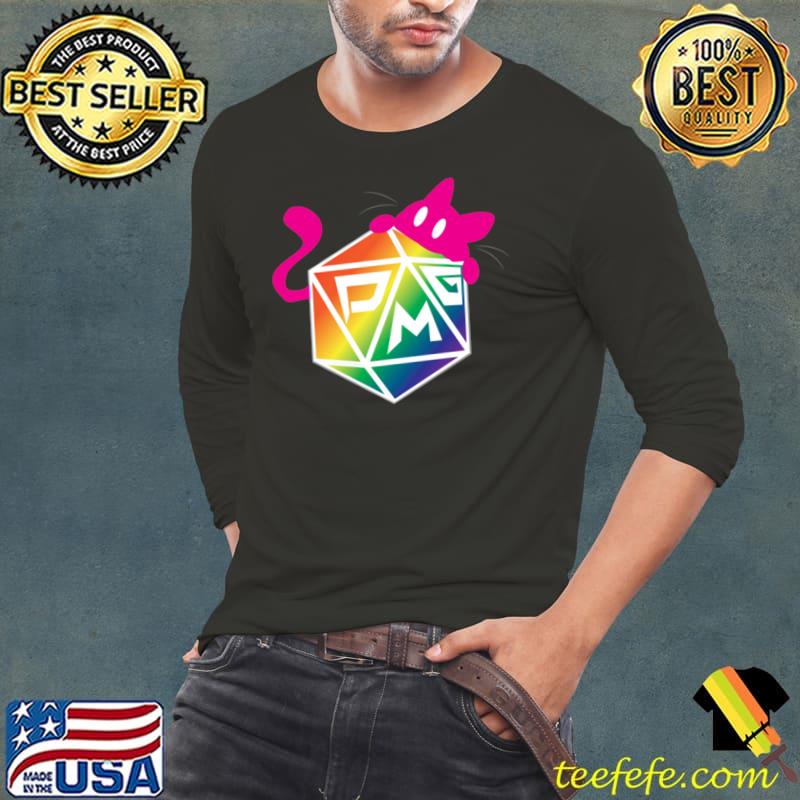 DMG Supports Pride Cat T-Shirt Long Sleeve Tee DMG Supports Pride Cat T-Shirt Long Sleeve Tee